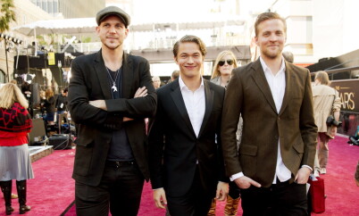 OSCAR-NOMINERT: Gustaf (t.v.) sammen med Jakob Oftebro og Tobias Santelmann i Hollywood i 2013, i forbindelse med Oscar-nominasjonen til filmen «Kon-Tiki». Foto: NTB Scanpix OSCAR-NOMINERT: Gustaf (t.v.) sammen med Jakob Oftebro og Tobias Santelmann i Hollywood i 2013, i forbindelse med Oscar-nominasjonen til filmen «Kon-Tiki». Foto: NTB Scanpix